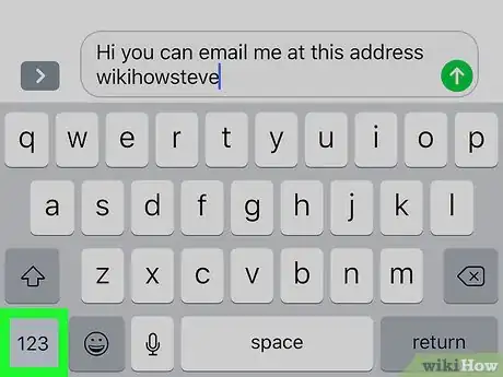Image titled Insert the "at" Symbol on iPhone or iPad Step 3